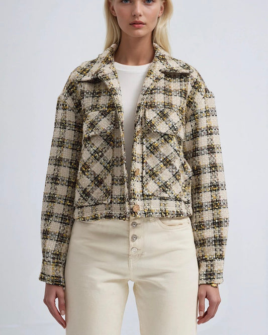 Checkered Blazer
