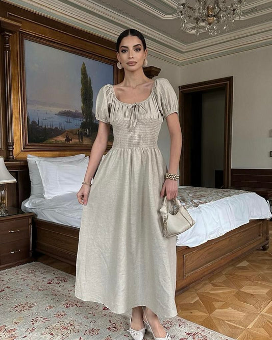 Beige Dress