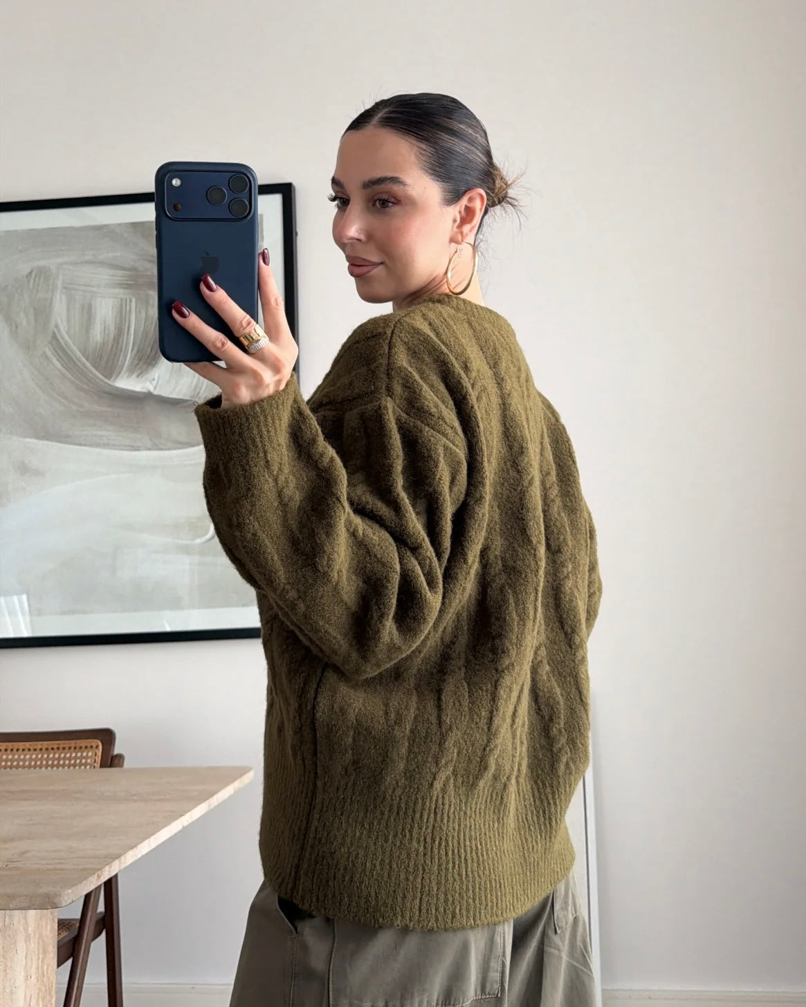 Army Green Sweater