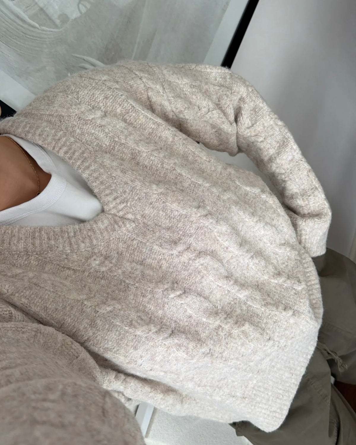 Beige Sweater