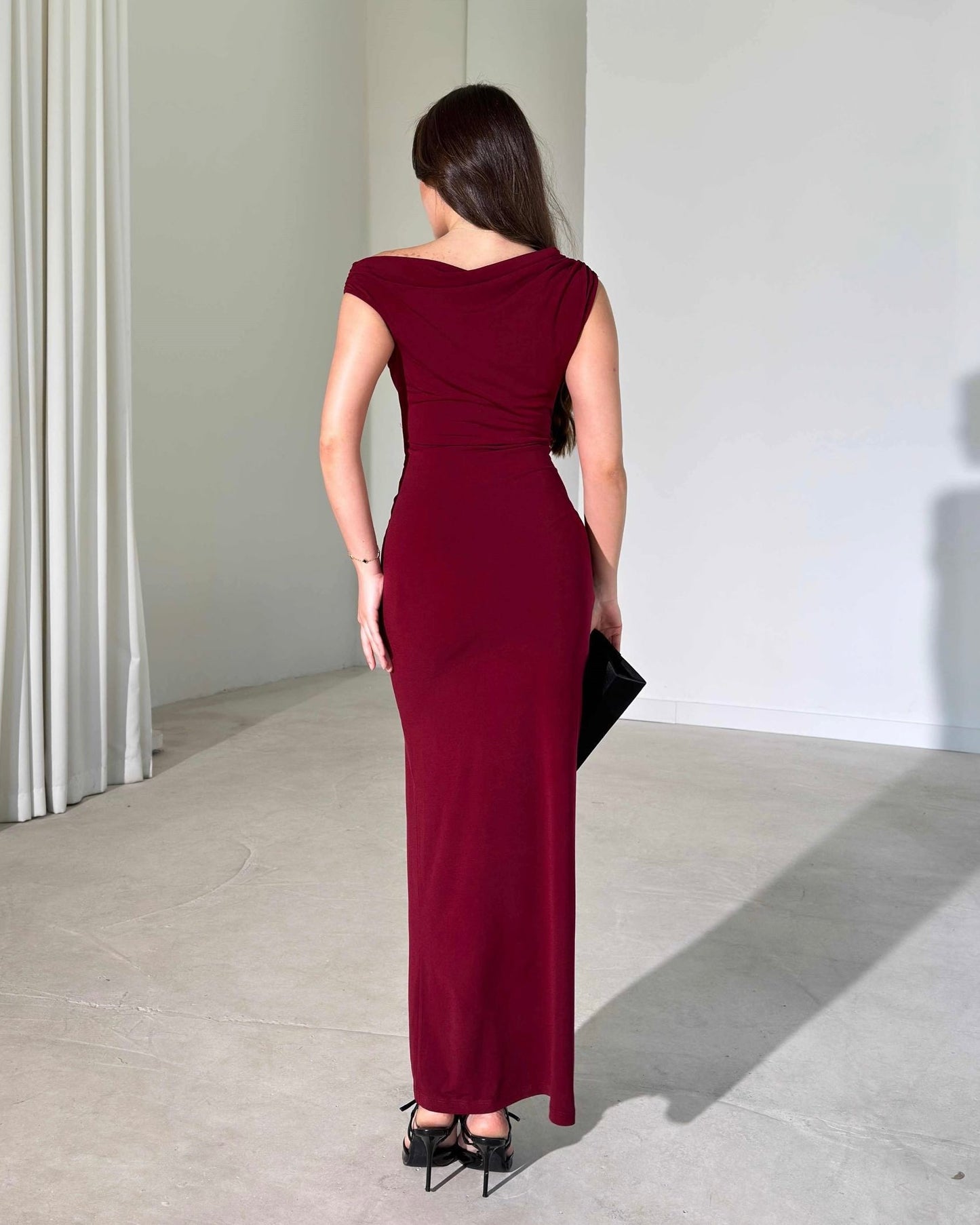 Burgundy Dress