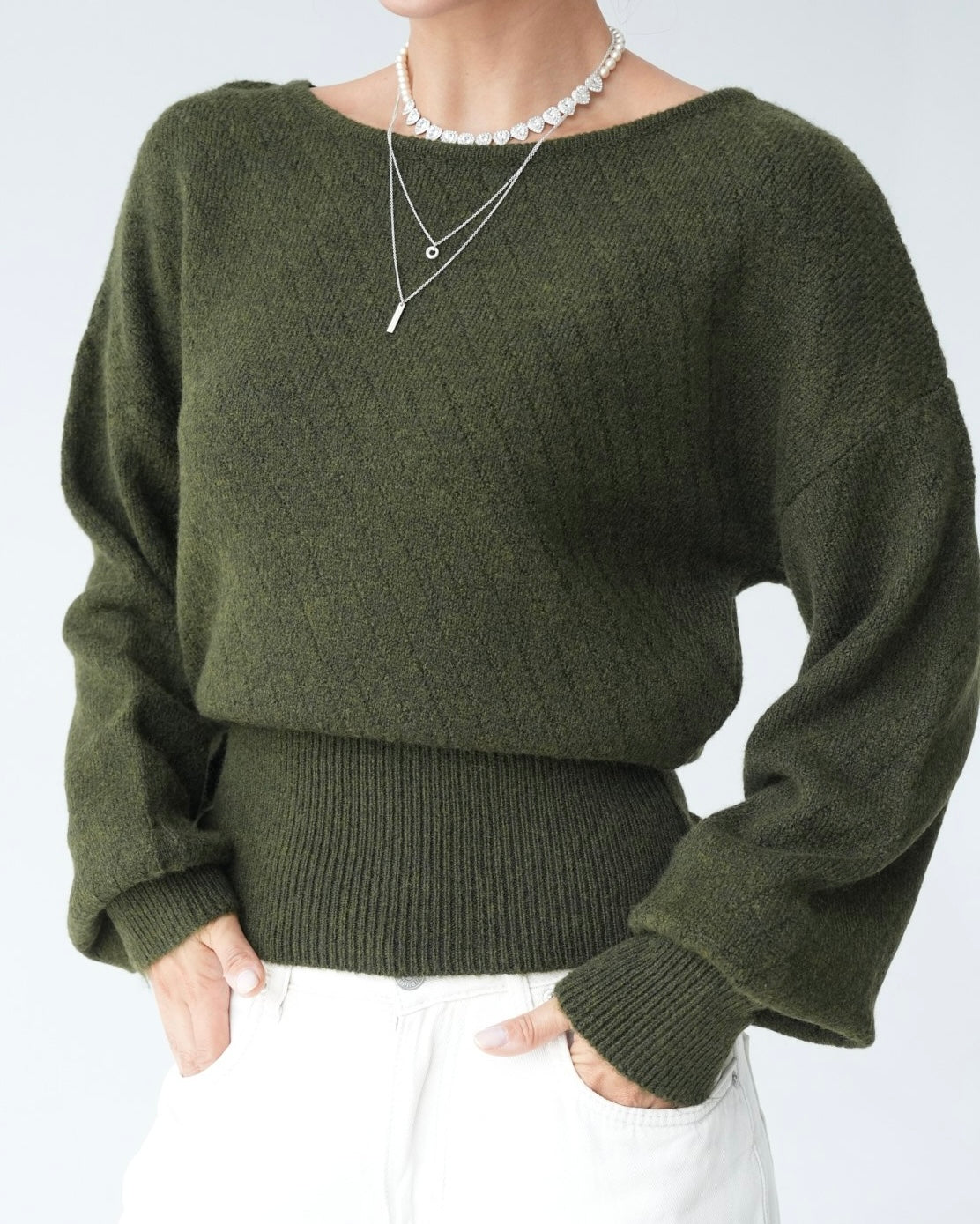 Army Green Sweater