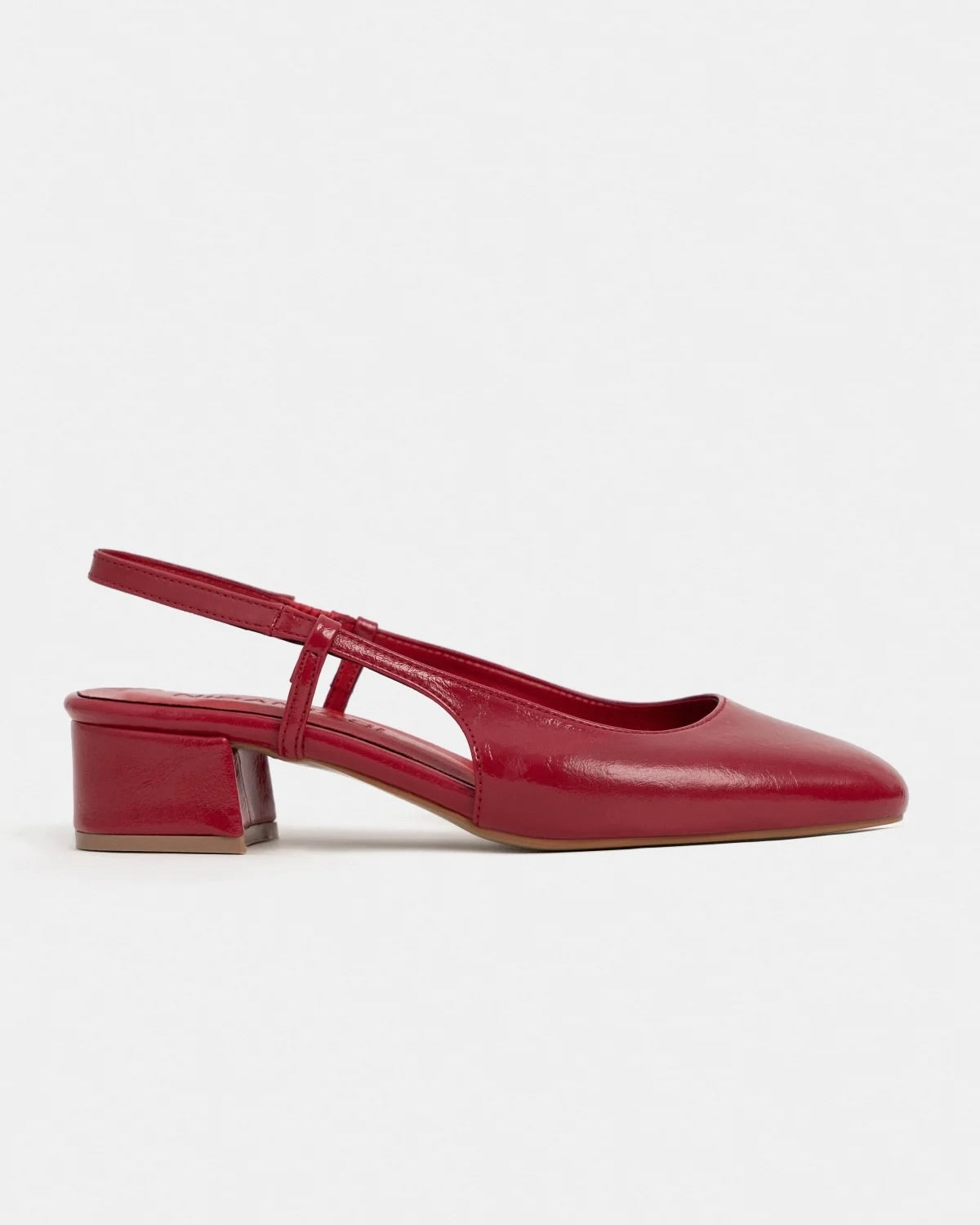 Red Low Heels