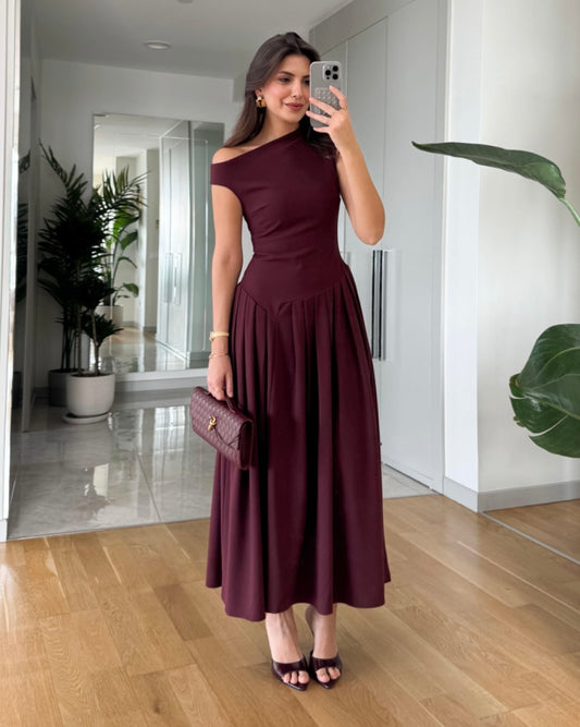 Burgundy Dress