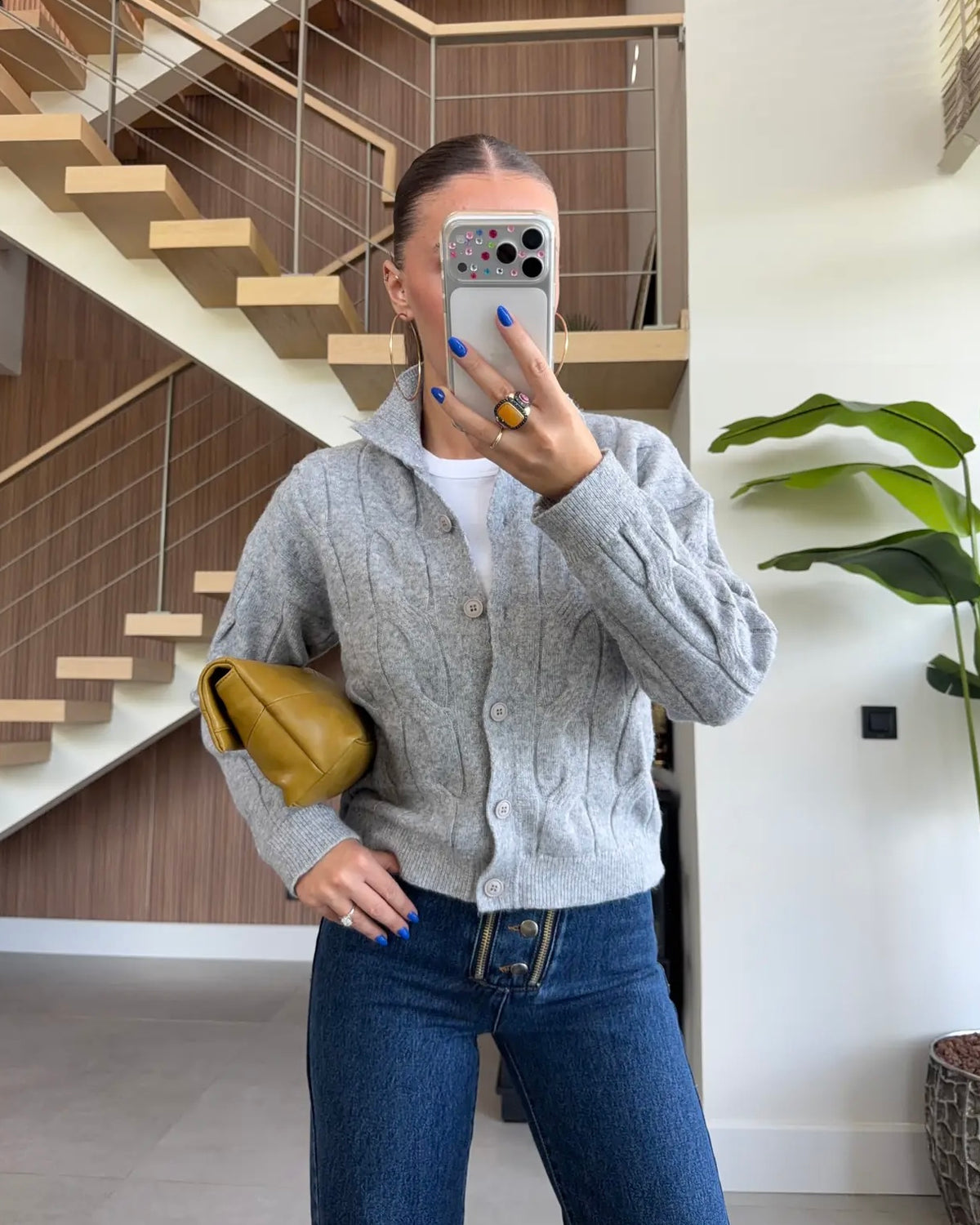 Grey Cardigan