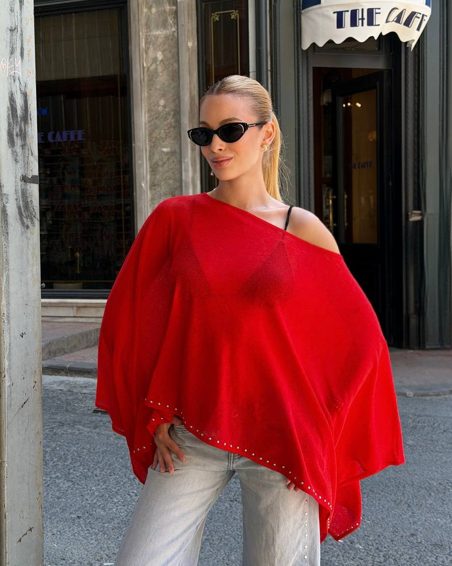 Red Poncho