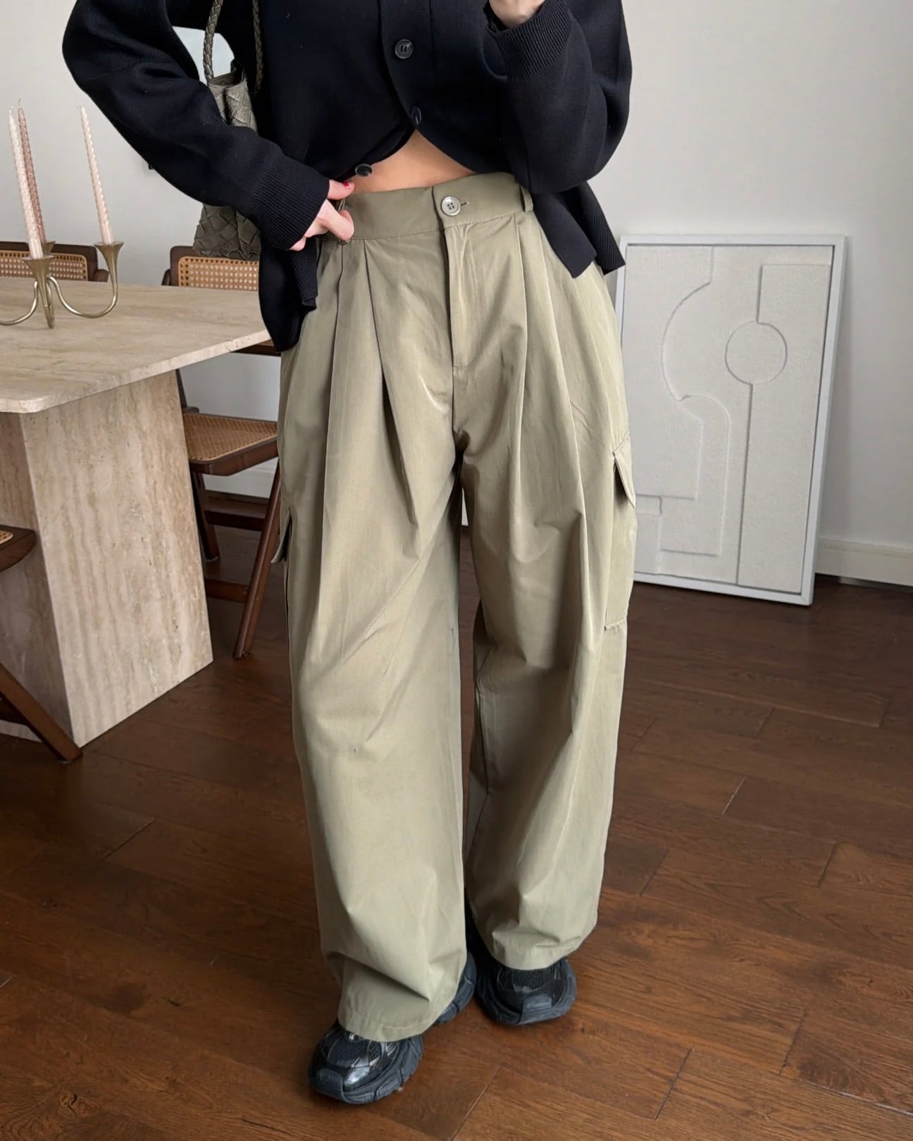 Army Green Cargo Pants