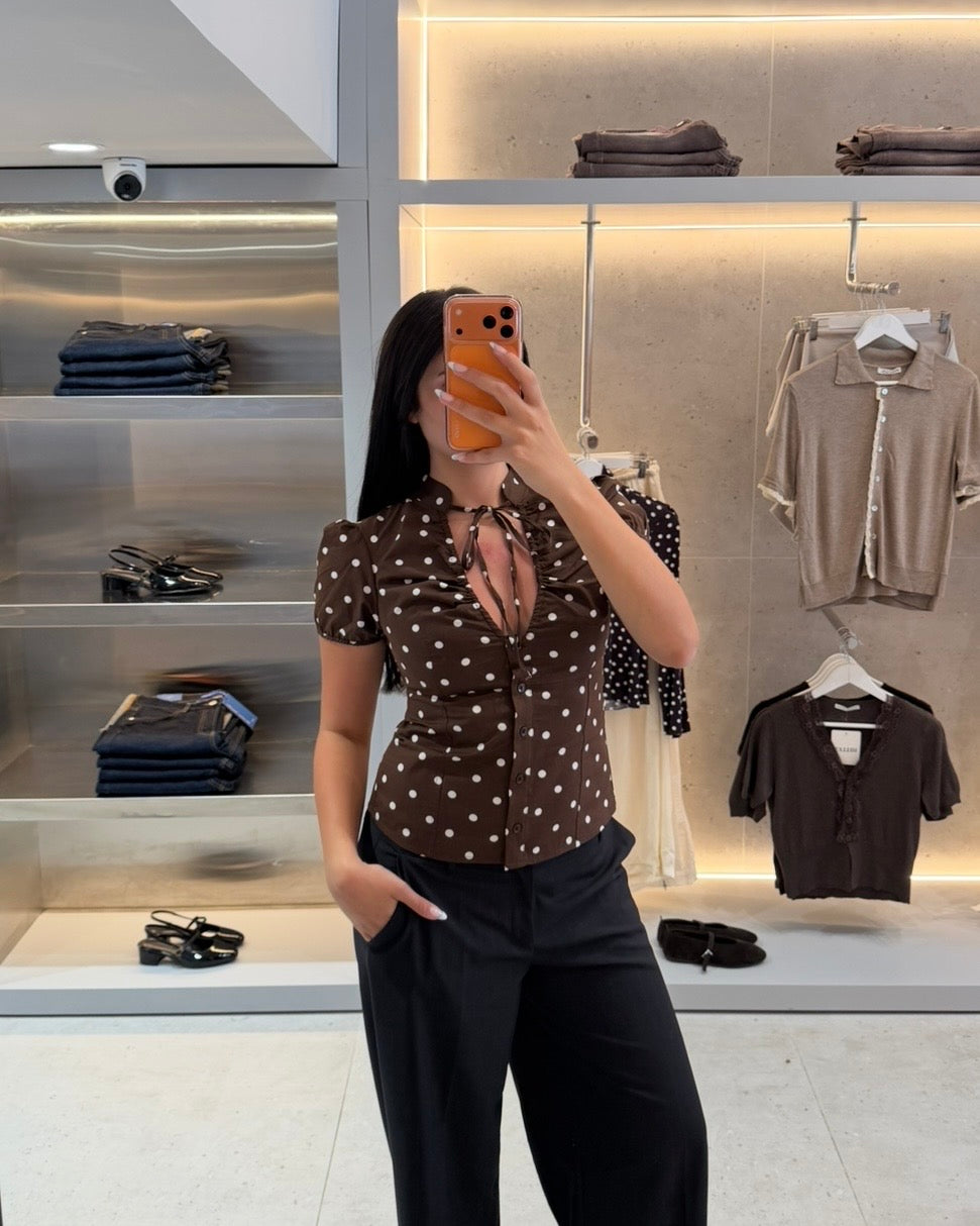 Polka Dot Blouse
