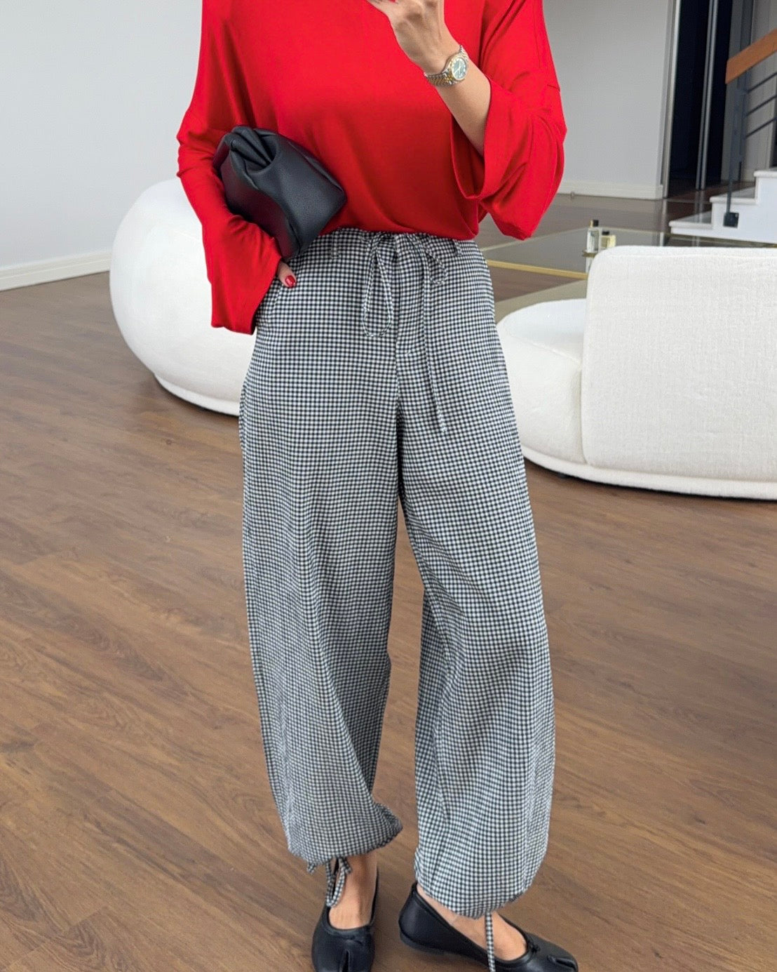 Checkered Pants