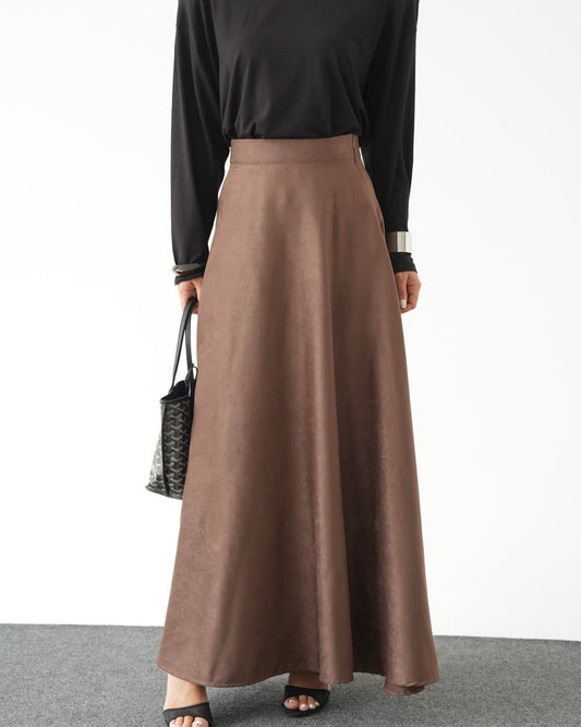 Suede Skirt