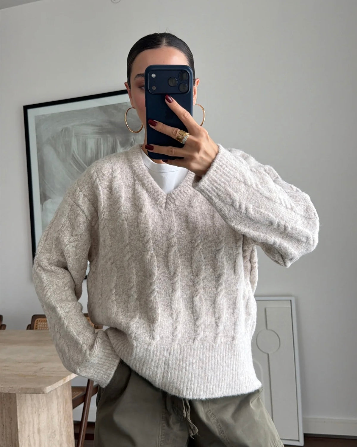 Beige Sweater