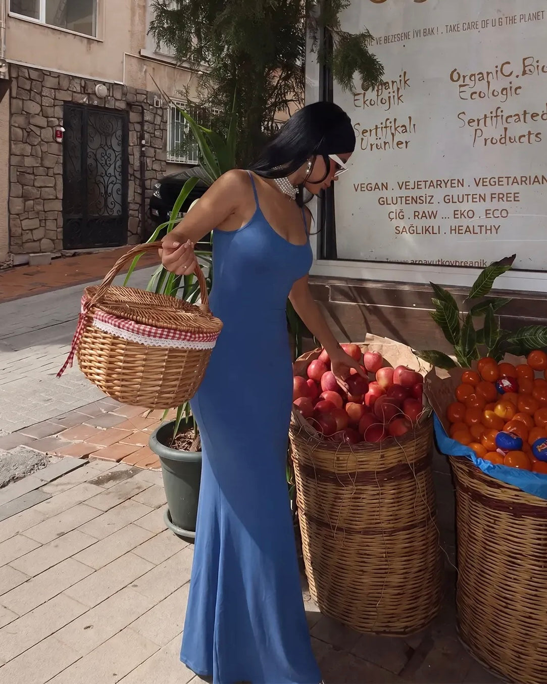 Blue Basic Dress