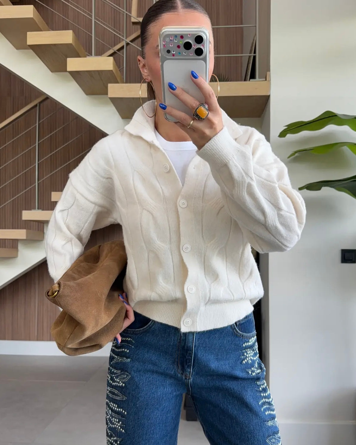 Off White Cardigan