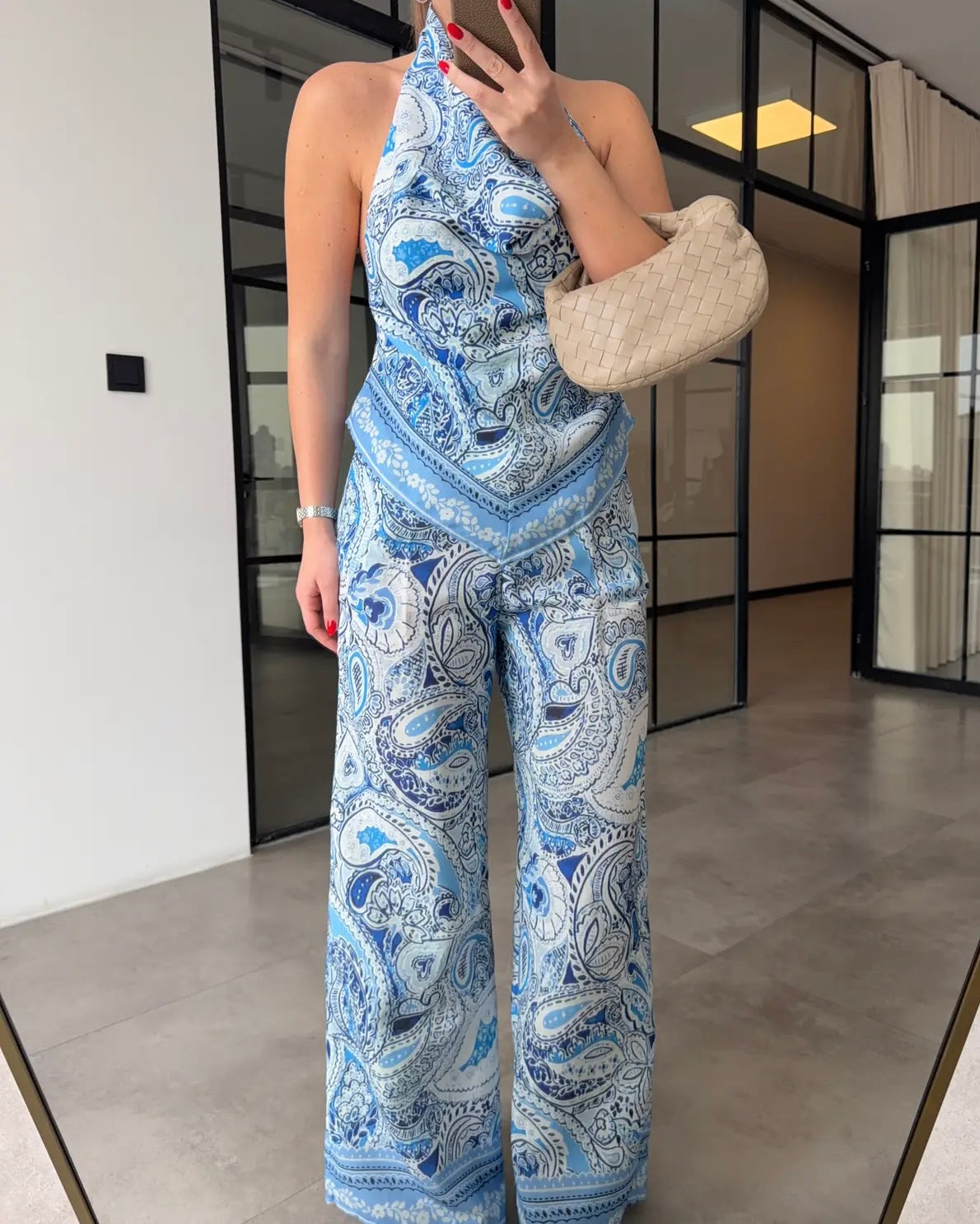 Blue Floral Set