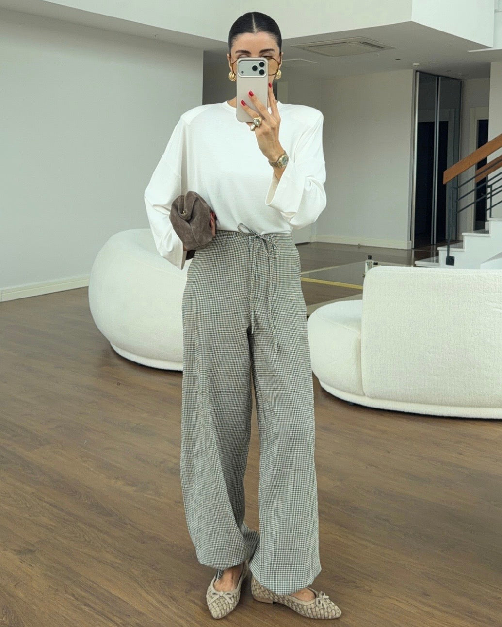 Checkered Pants