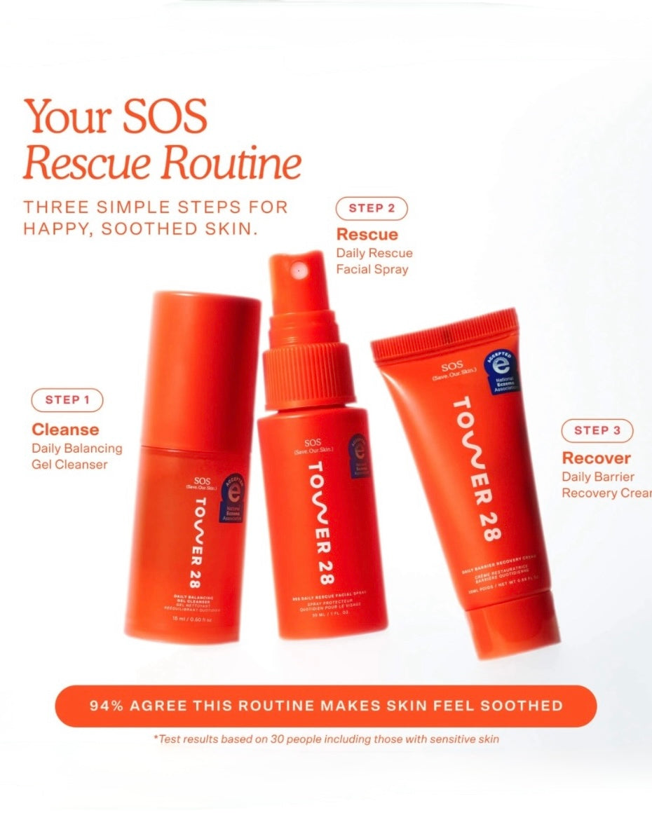 Tower 28 SOS Mini Skincare Travel Kit