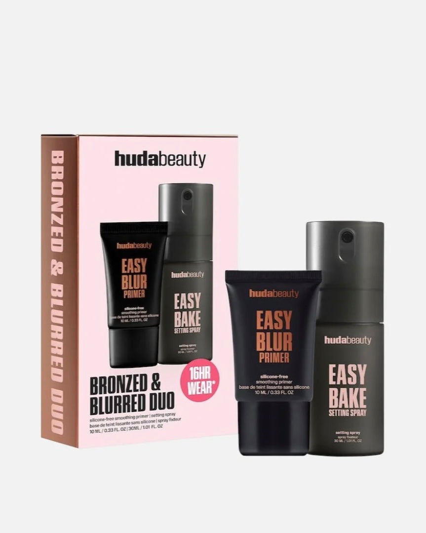 Huda Beauty Bronzed & Blurred Duo - Primer + Setting Spray
