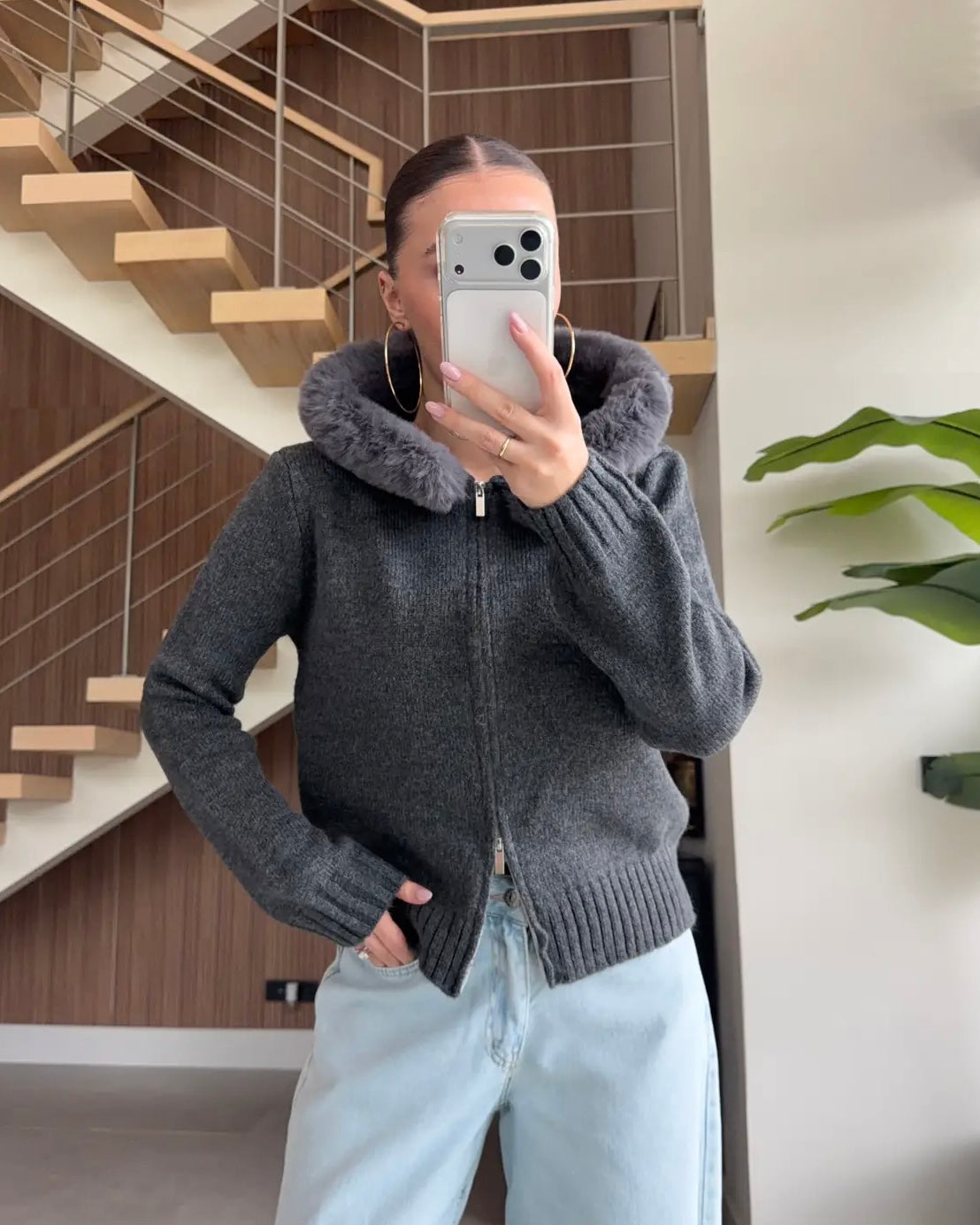 Zipped Sweater